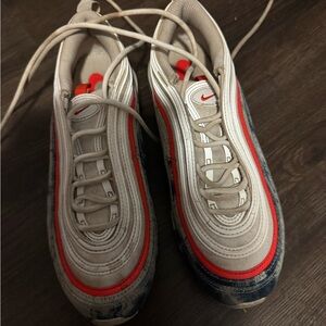 Nike Air Max 97 with Red and White Highlights